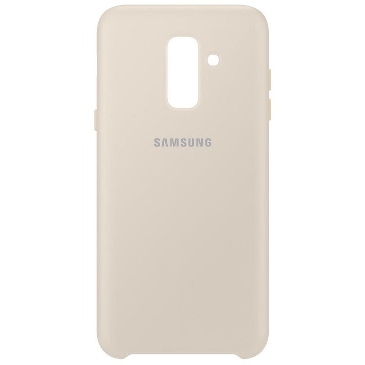 Калъф Samsung Galaxy A6+ 2018 Dual Layer Cover EF-PA605CFE, Златист