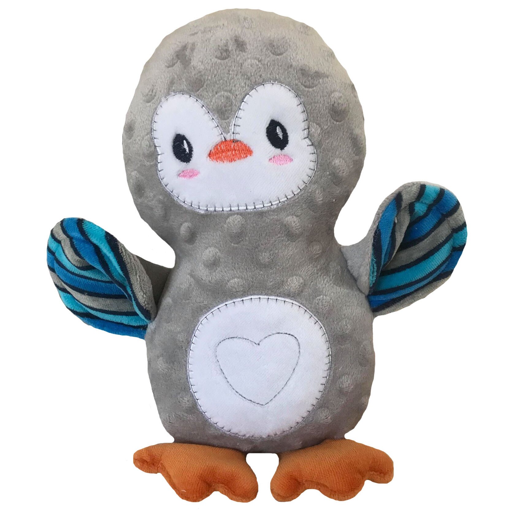 Jucarie plus, pinguin, gri