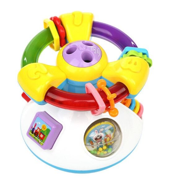 Jucarie Zola® volan cu lumini, muzica, lampa de veghe si proeictii