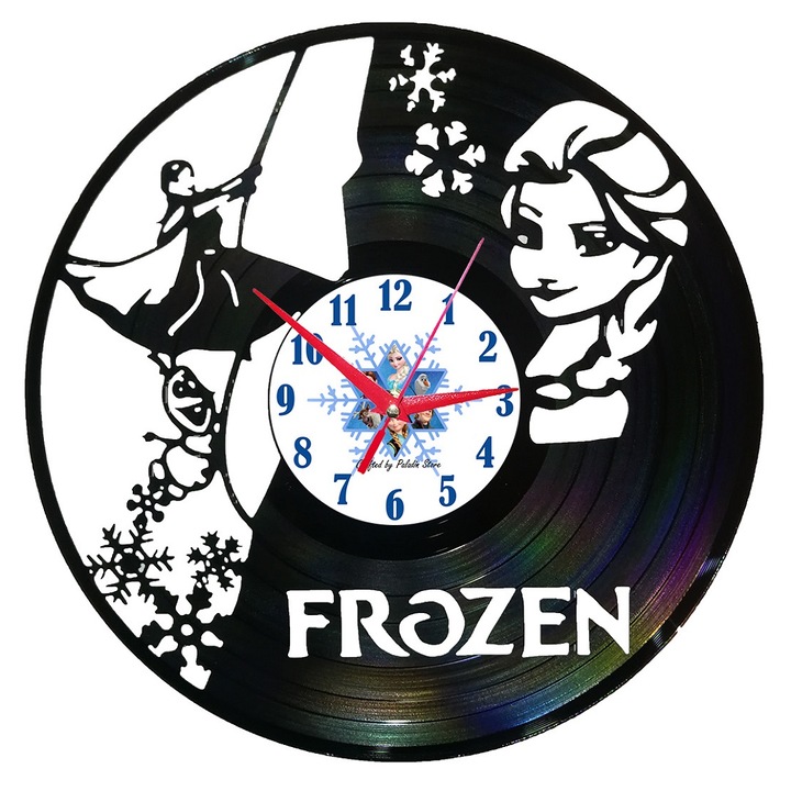 Стенен часовник винилов Frozen
