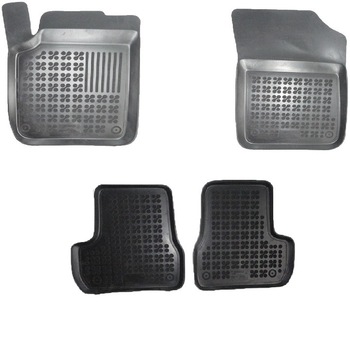 Set 4 covorase interior cauciuc stil tavita MAGSTAR LUX dedicate, compatibile cu Citroen C3 II 2009-, Negru Set 4 covorase interior cauciuc stil tavita MAGSTAR LUX dedicate, compatibile cu Citroen C3 II 2009-, Negru