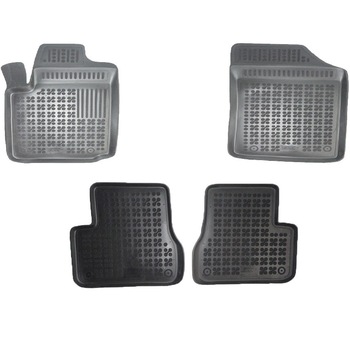 Set 4 covorase interior cauciuc stil tavita MAGSTAR LUX dedicate, compatibile cu Citroen C3 03.2003-2009, Negru Set 4 covorase interior cauciuc stil tavita MAGSTAR LUX dedicate, compatibile cu Citroen C3 03.2003-2009, Negru