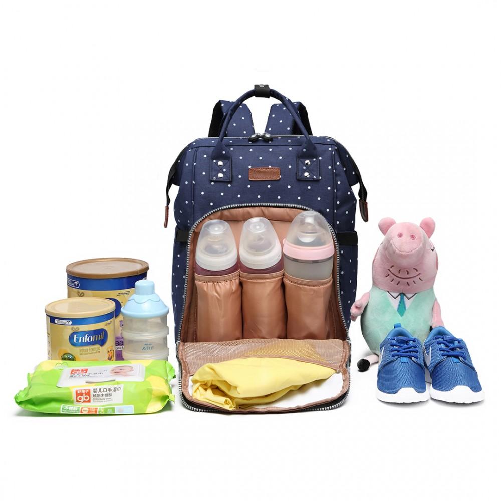 Rucsac multifunctional mamici Adona, Buburuza, Bleumarin