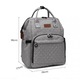 Rucsac multifunctional mamici Adona, Buburuza, Gri