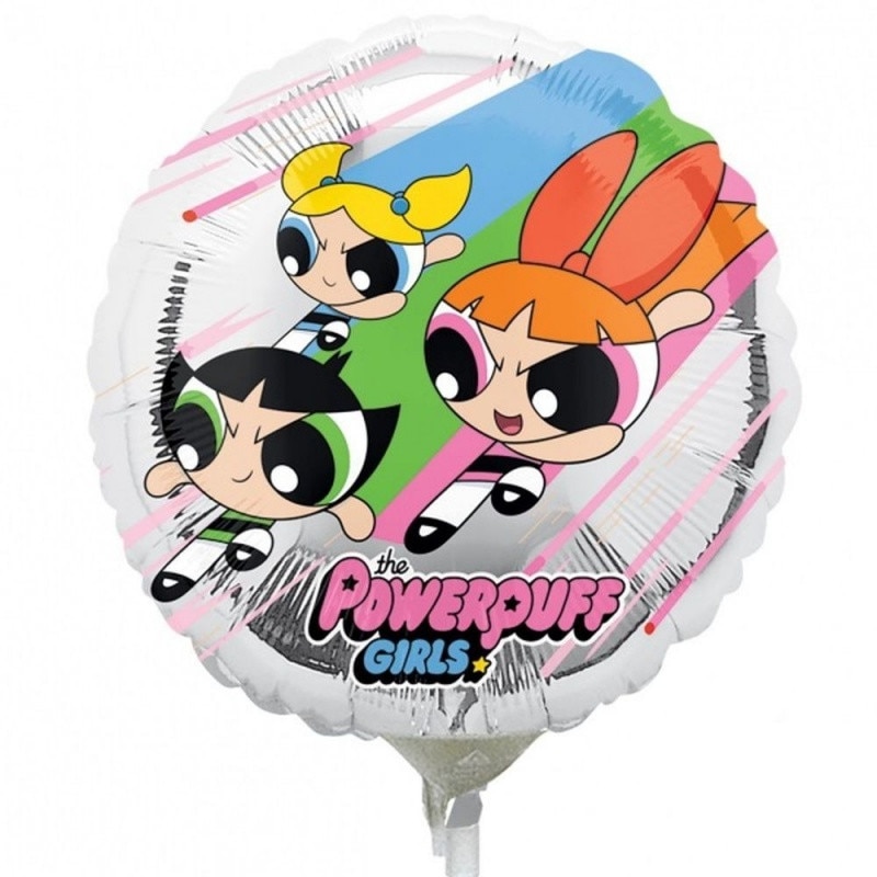 Balon Mini Folie PowerPuff Girls - 23 cm, Amscan 34501