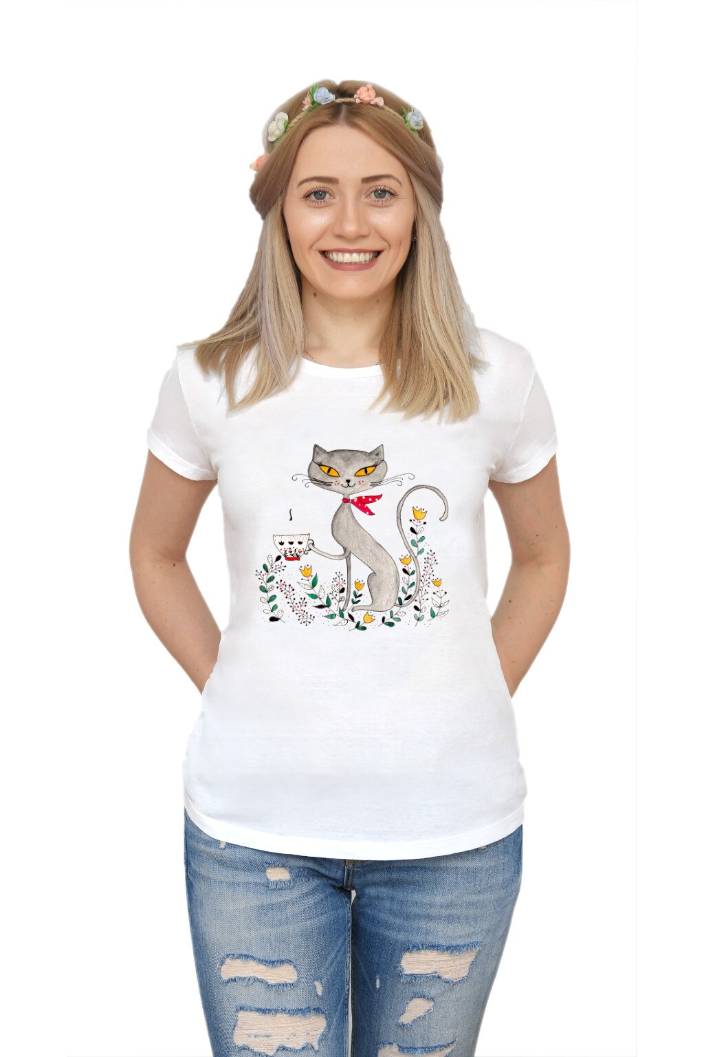 Tricou dama din bumbac organic - 