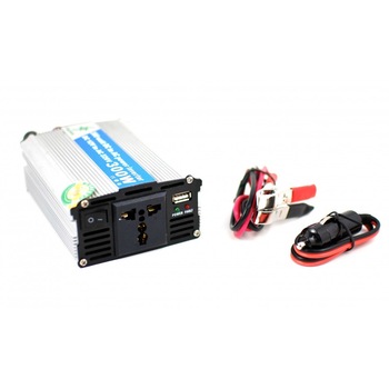 Invertor auto 300W Chaomin 12V - 220V cu iesire usb 2A Invertor auto 300W Chaomin 12V - 220V cu iesire usb 2A