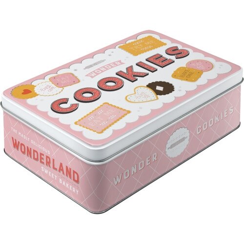 Cutie de depozitare metalica - Cookies 23x16x7 cm