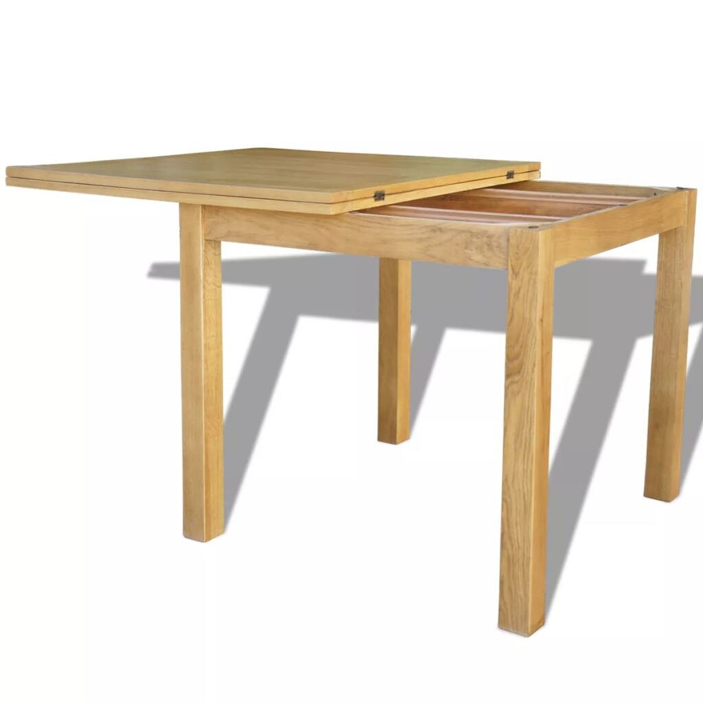 vidaXL kihúzható tölgyfa asztal 170 x 85 75 cm eMAG.hu