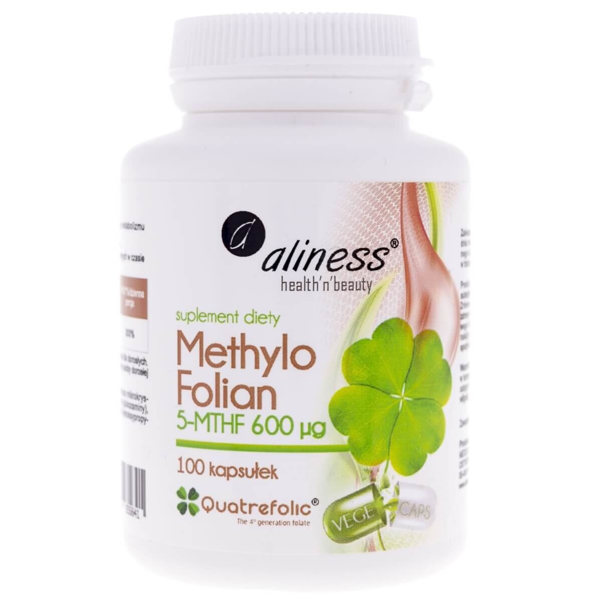Supliment nutritiv, MedicaLine, Aliness Methylo Folian, 100 capsule