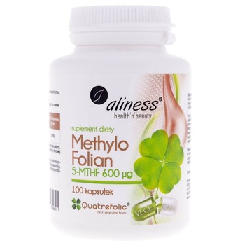 Supliment nutritiv, MedicaLine, Aliness Methylo Folian, 100 capsule Supliment nutritiv, MedicaLine, Aliness Methylo Folian, 100 capsule