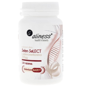 Suplimente nutritive MedicaLine Selen Select® L-selenometionina, 200 μg, 100 comprimate Suplimente nutritive MedicaLine Selen Select® L-selenometionina, 200 μg, 100 comprimate