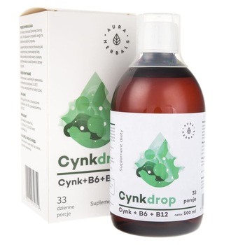 Suplimente nutritive Aura Herbals Cynkdrop, 500 ml Suplimente nutritive Aura Herbals Cynkdrop, 500 ml
