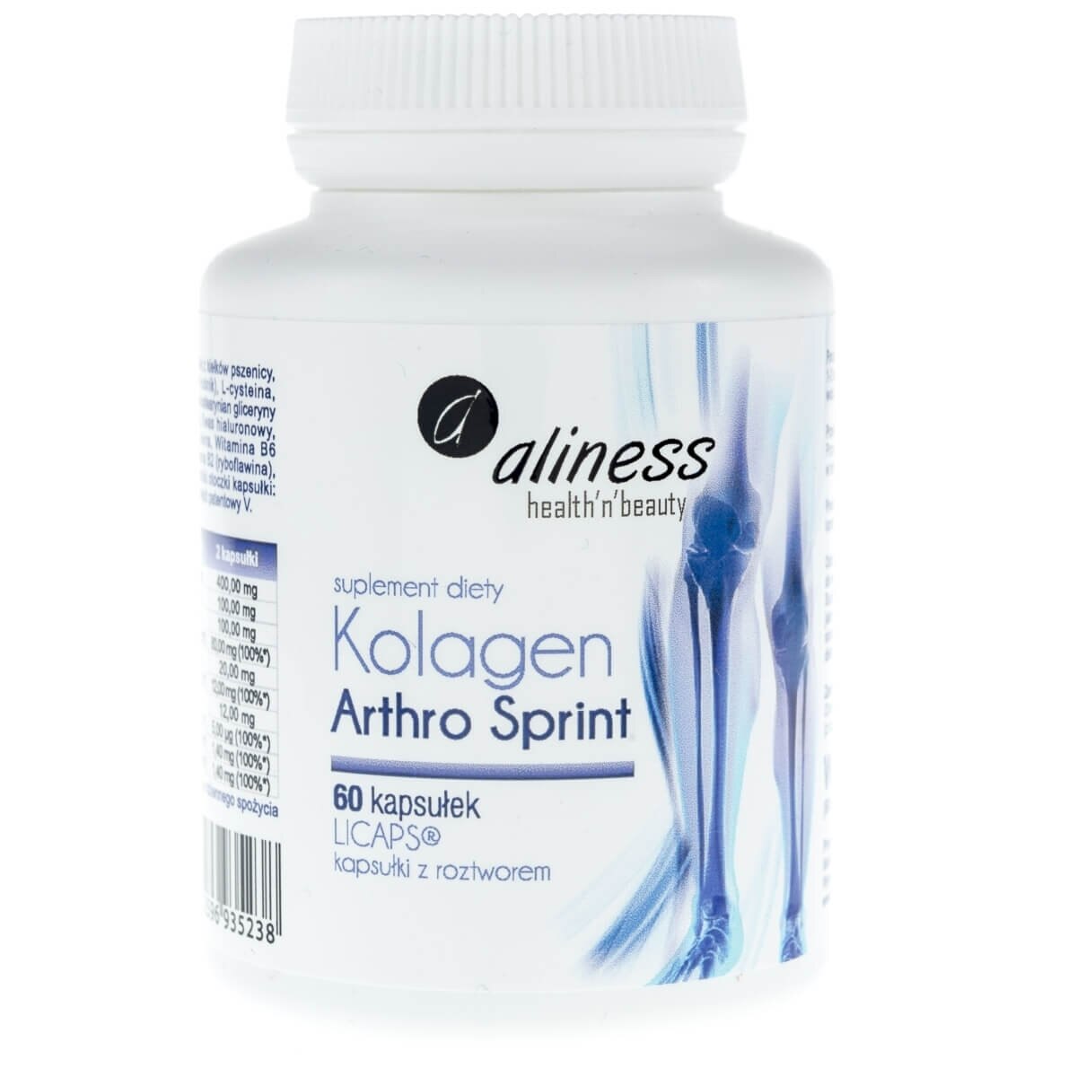 Supliment nutritiv, MedicaLine, Aliness Kolagen Arthro Sprint, 60 capsule