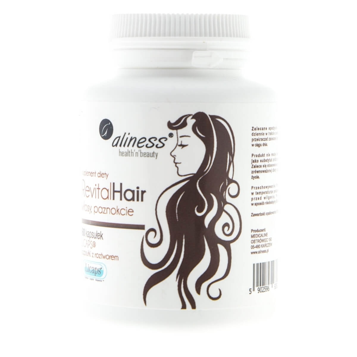 Supliment nutritiv, MedicaLine, Aliness RevitalHair, 60 de capsule