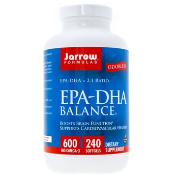 Suplimente nutritive EPA-DHA Balance, Jarrow Formulas, 240 capsule, 600g Suplimente nutritive EPA-DHA Balance, Jarrow Formulas, 240 capsule, 600g