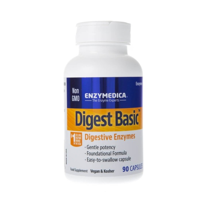 Digest Basic, Essential Enzyme Formula, Enzymedica, 90 capsule