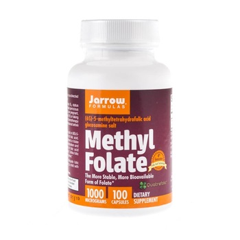 Methyl Folate (Folian), Suplimente nutritive, Jarrow Formulas, 100caps Methyl Folate (Folian), Suplimente nutritive, Jarrow Formulas, 100caps