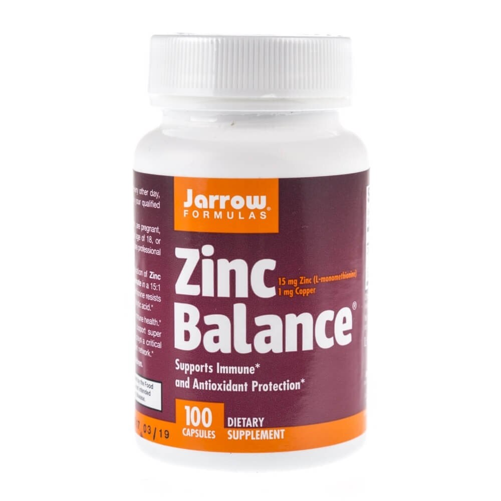 Extract de zinc, Jarrow Formulas, 100 capsule