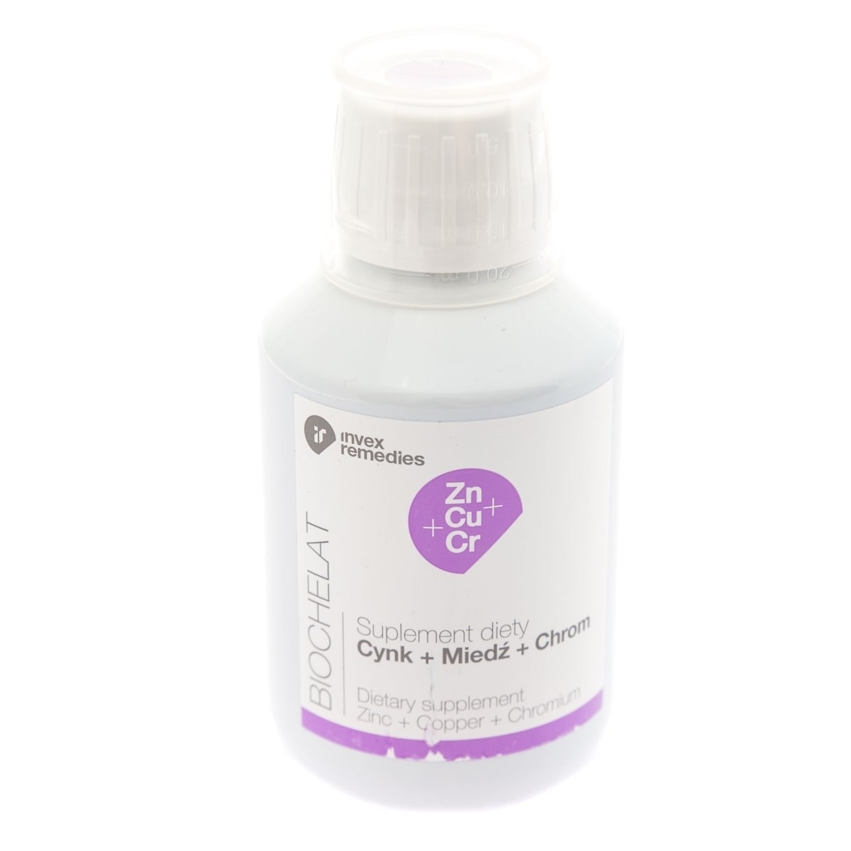 Supliment nutritiv, Invex Remedies, Biochelat Zinc+Cupru+Crom, 150ml