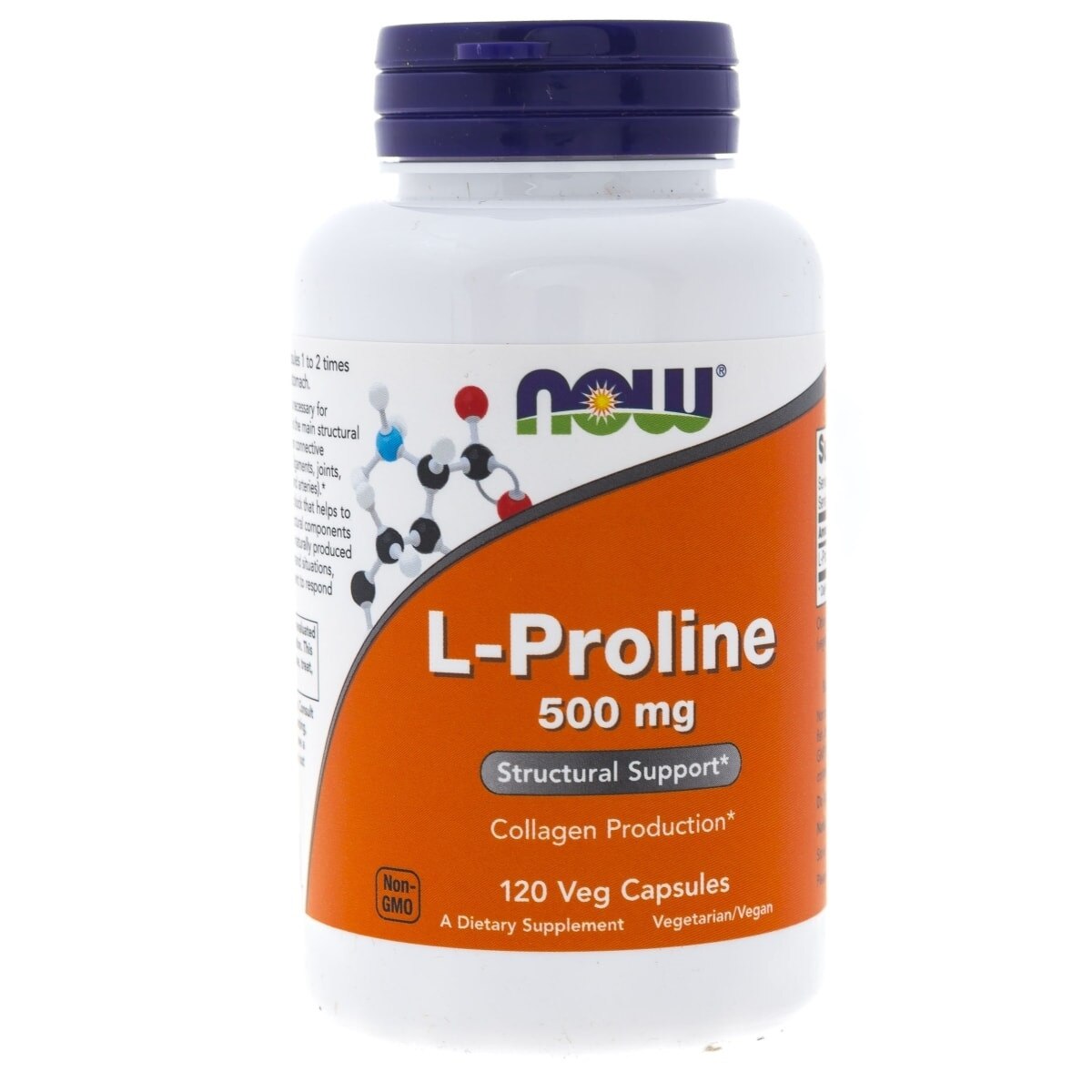 L-Proline, Now Foods, 500mg, 120 capsule
