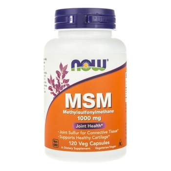 Supliment nutritiv MSM Now Foods, 1000 mg, 120 capsule Supliment nutritiv MSM Now Foods, 1000 mg, 120 capsule