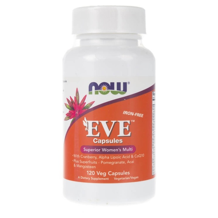Now Foods Eve multivitamin nőknek, 120 kapszula