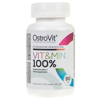 Suplimente nutritive VIT & MIN, OstroVit, 90 comprimate Suplimente nutritive VIT & MIN, OstroVit, 90 comprimate