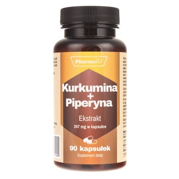 Suplimente nutritive Curcumin + Piperina Pharmovit, 90 capsule Suplimente nutritive Curcumin + Piperina Pharmovit, 90 capsule