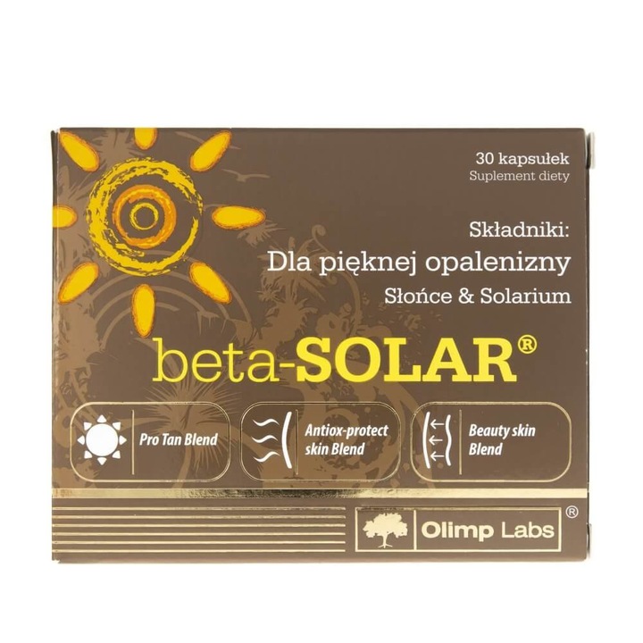 Supliment nutritiv Beta-Solar, 30 Capsule, Olimp Labs