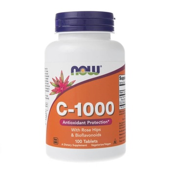 Vitamina C 1000 mg, Now Foods, 100 capsule Vitamina C 1000 mg, Now Foods, 100 capsule