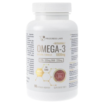 Omega-3, Suplimente alimentare, Progress Labs, 90caps Omega-3, Suplimente alimentare, Progress Labs, 90caps