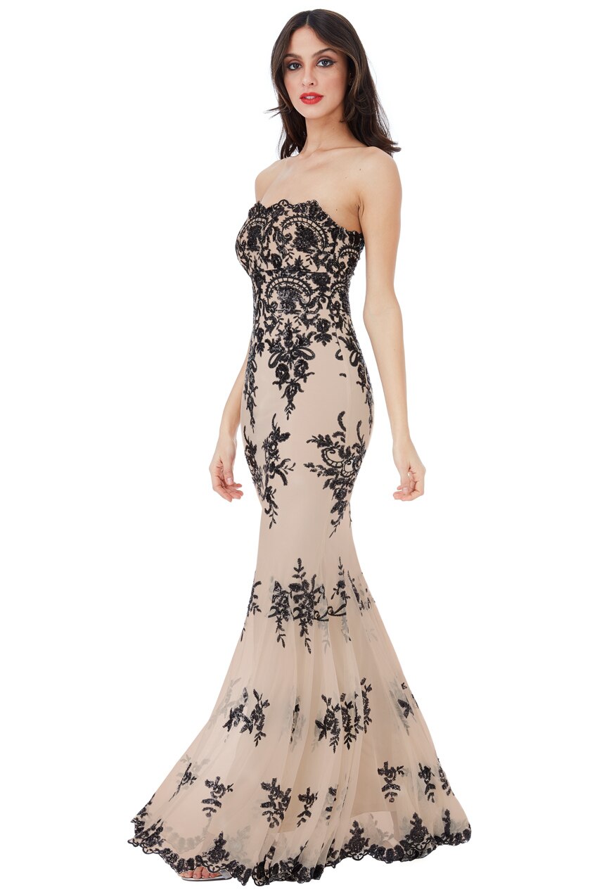 Rochie de ocazie, City Goddess, Lunga,culoare Alb