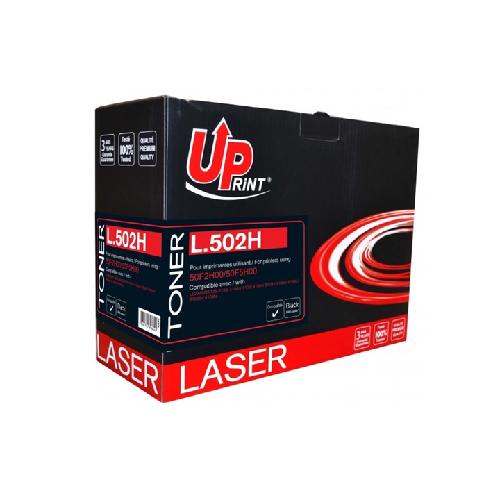 Тонер UPRINT LLTMS310UPHY черен, 5000 страници, съвместим 500HA / 50F0HA0 / 502H / 50F2H00