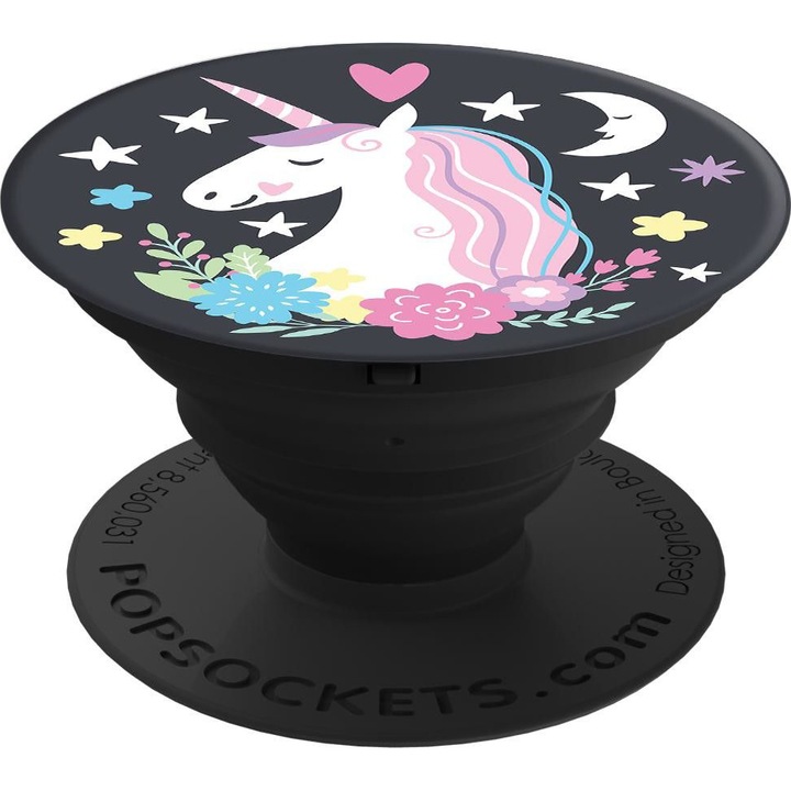 Accesoriu Popsockets pentru dispozitive mobile, Unicorn Dreams