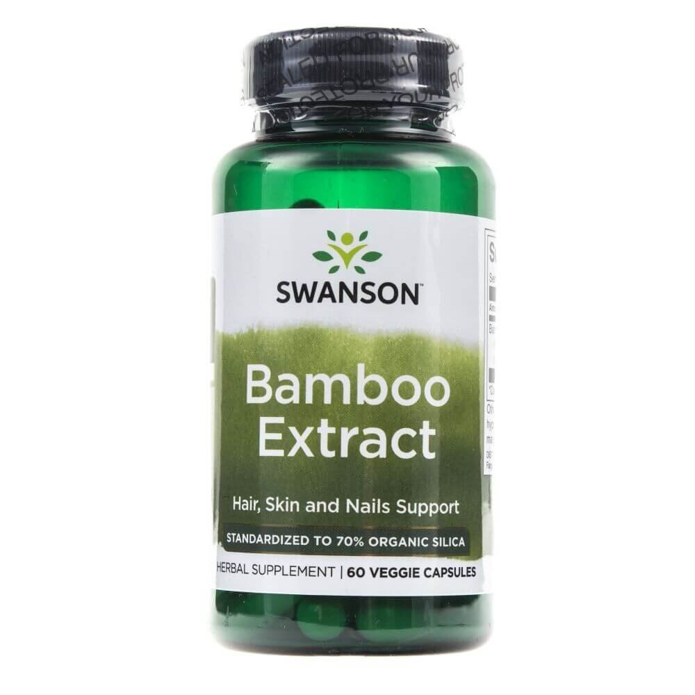 Suplimente nutritive, Extract din bambus, Swanson 300 mg, 60 capsule