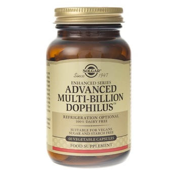 Supliment nutritiv Advanced Multi-Billion Dophilus, 60 capsule, Solgar Supliment nutritiv Advanced Multi-Billion Dophilus, 60 capsule, Solgar