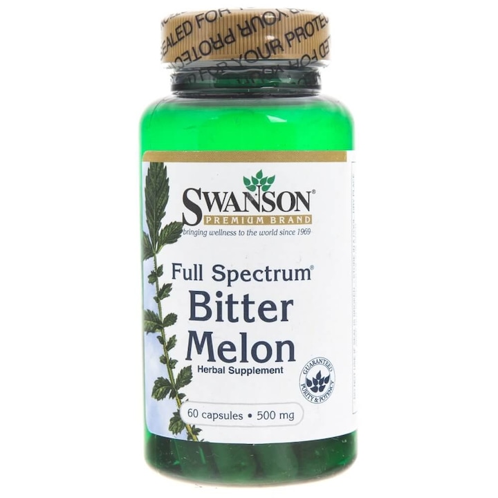 Full Spectrum Bitter Melon, 60 Capsule, 500 mg, Swanson
