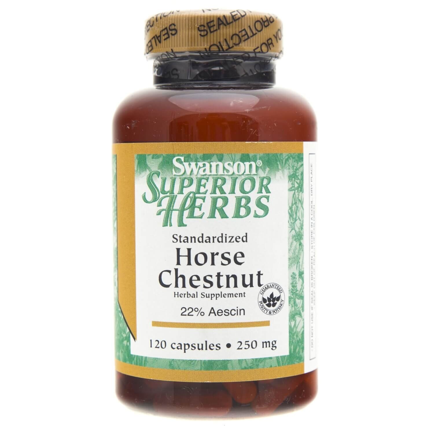​​​​​​​Suplimente nutritive Horse Chestnut, Swanson, 120 capsule