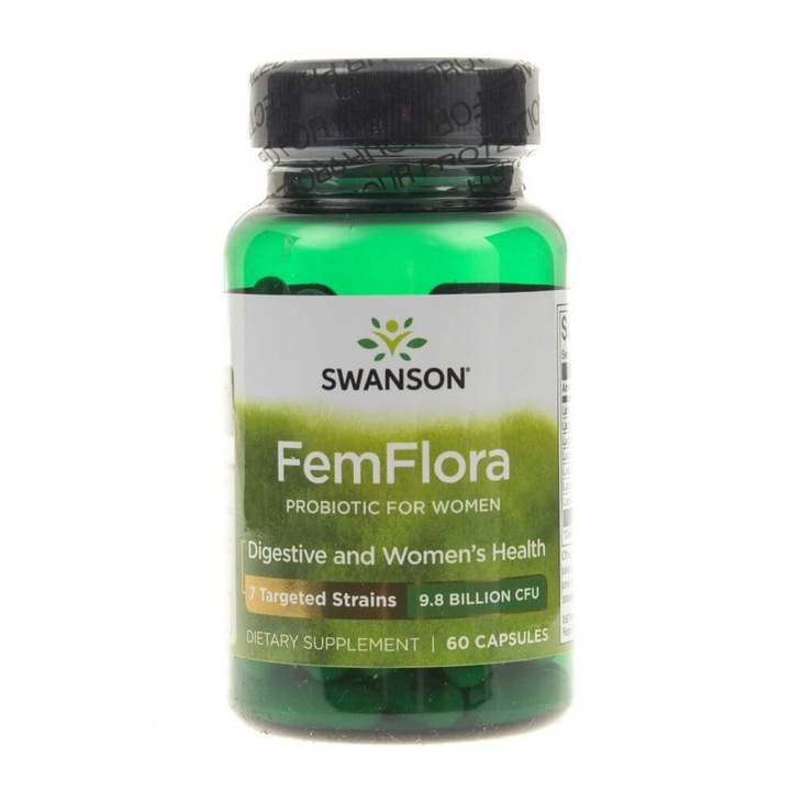 Хранителна добавка FemFlora Swanson, 60 капсули