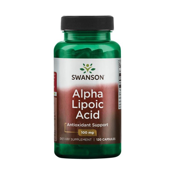 Alpha Lipoic Acid (ALA), 100mg, Swanson, 120 capsule SW982