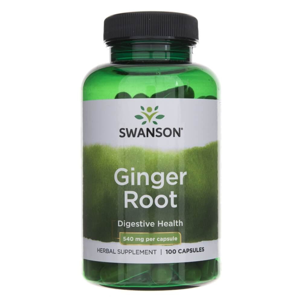 Suplimente nutritive Ginger Root, Swanson, 100 capsule