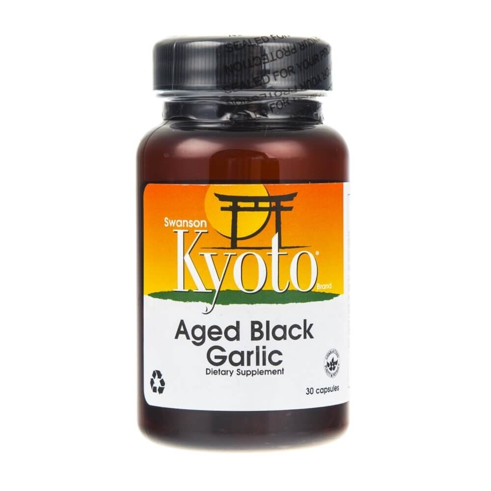 Aged Black Garlic (Usturoi Negru), Suplimente nutritive, Swanson 30caps