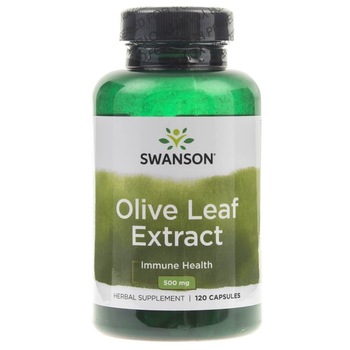 Supliment nutritiv Olive Leaf Extract, Swanson, 120 capsule, 500 mg Supliment nutritiv Olive Leaf Extract, Swanson, 120 capsule, 500 mg