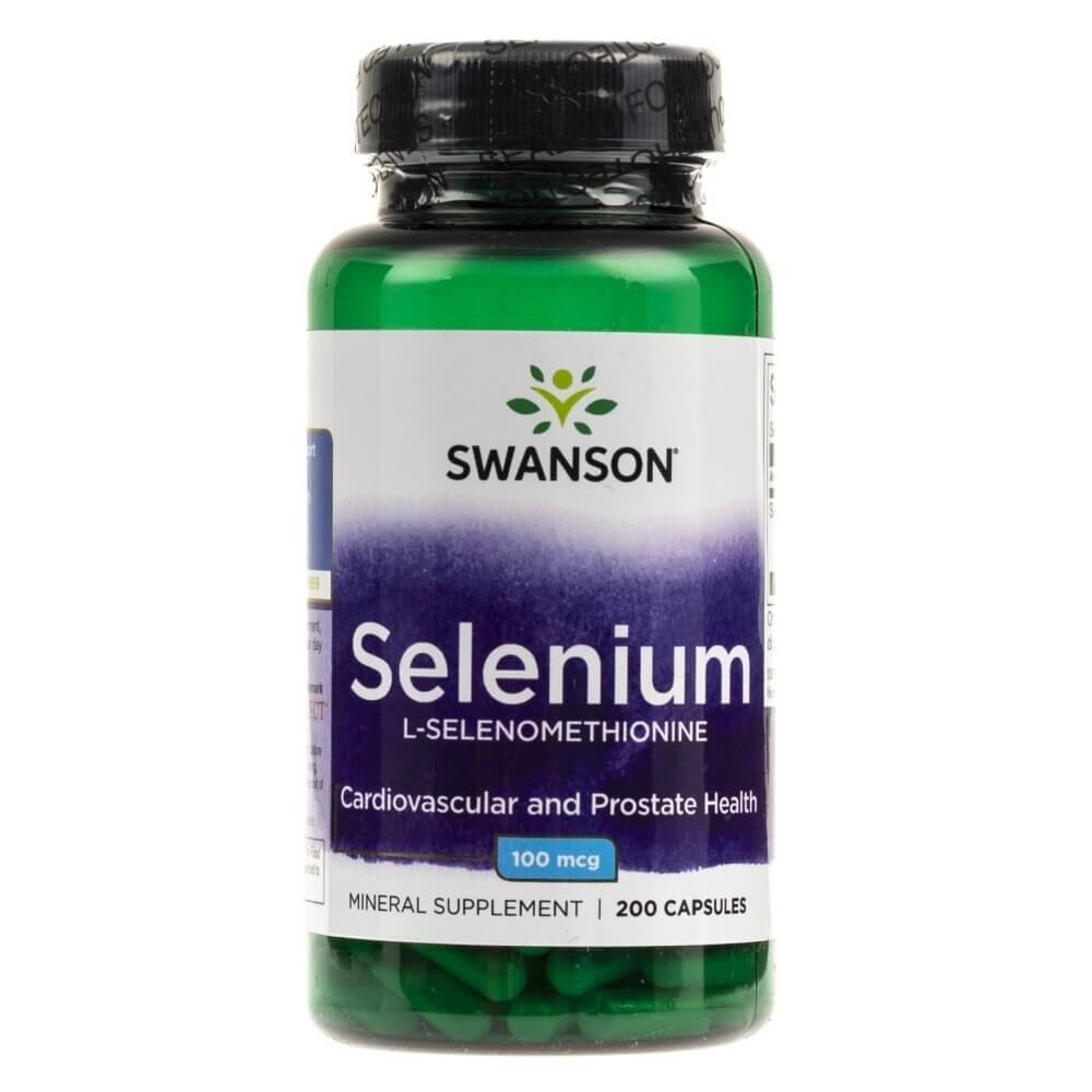 Suplimente nutritive cu Selenometionina, Swanson, 100mg, 200 capsule