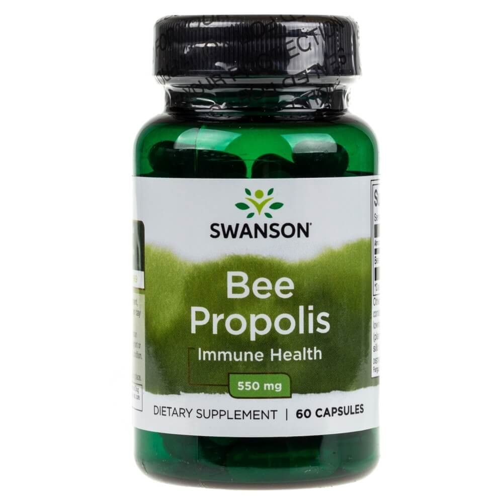 ​​​​​​​Suplimente nutritive cu Propolis, Swanson, 550mg, 60 capsule