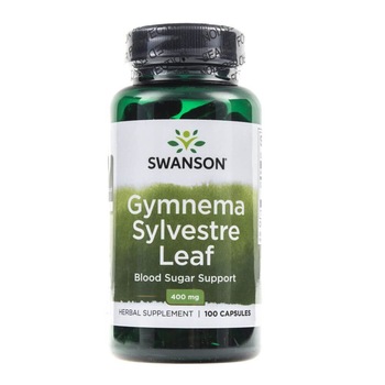 Supliment nutritiv Gymnema Sylvestre, 400 mg, 100 capsule, Swanson Supliment nutritiv Gymnema Sylvestre, 400 mg, 100 capsule, Swanson
