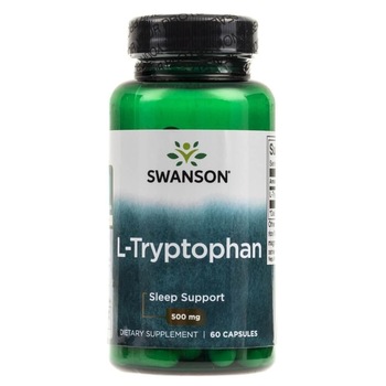 Supliment nutritiv L-Tryptophan, 500 mg, 60 capsule, Swanson Supliment nutritiv L-Tryptophan, 500 mg, 60 capsule, Swanson