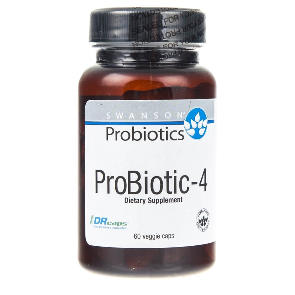 Supliment nutritiv Probiotic-4, 60 capsule, Swanson