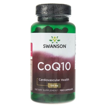 Supliment nutritiv Coenzima Q10, 120 mg, 100 capsule, Swanson Supliment nutritiv Coenzima Q10, 120 mg, 100 capsule, Swanson